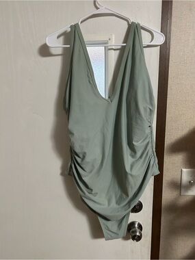 Kona Sol Sage Green One-Piece Swimsuit